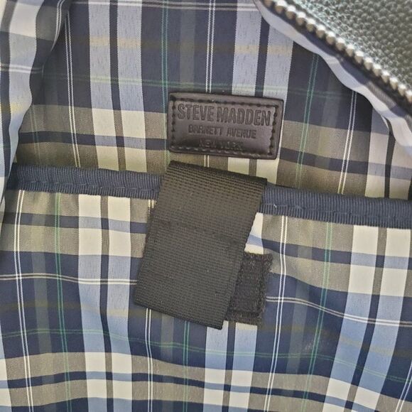 Steve Madden Faux Leather Black Backpack - Picture 4 of 7